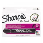Sharpie Flip Chart Markers, Bullet Tip, Four Colors, 4/Set SAN22474