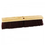 BWK 20318 Floor Brush Head, 18" Wide, Maroon, Heavy Duty, Polypropylene Bristles BWK20318