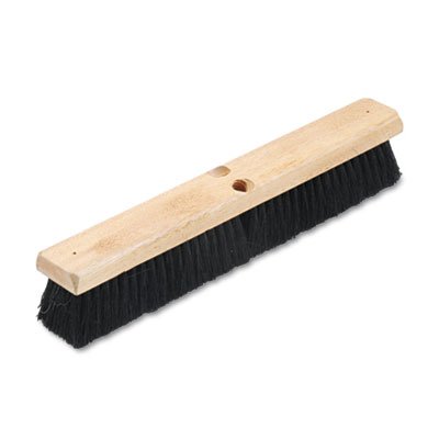 Floor Brush Head, 2 1/2" Black Tampico Fiber, 18 BWK20218