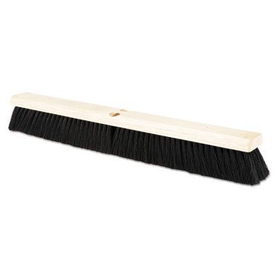 Floor Brush Head, 2 1/2" Black Tampico Fiber, 24 BWK20224