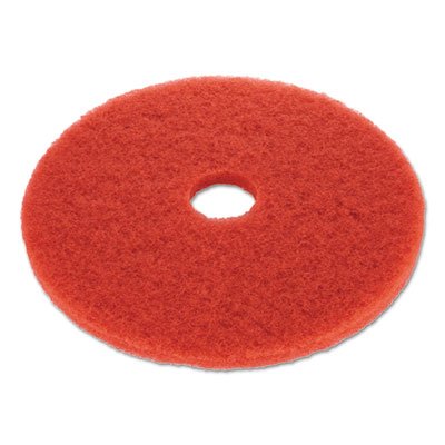 PAD 4019 RED Floor Buffing Pad, 19", Red, 5/Carton BWK4019RED