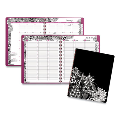 Cambridge 589-905 Floradoodle Professional Weekly/Monthly Planner, 11 x 8.5, 2021-2022 AAG589905