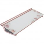 Quartet Floral Design Glass Dry-Erase Desktop Pad GDP186P