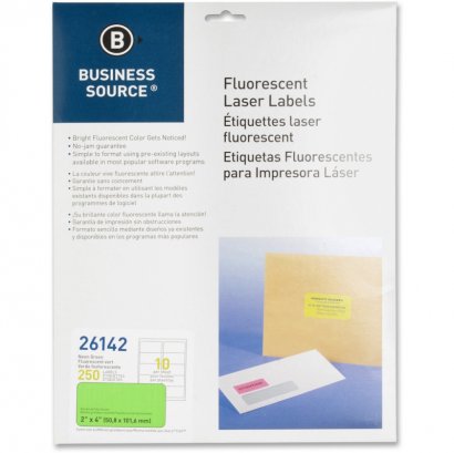 Business Source Fluorescent Laser Label 26142