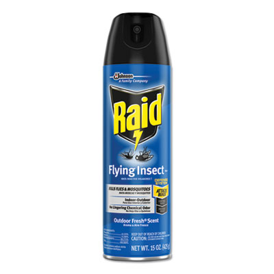 Raid Flying Insect Killer, 15 oz Aerosol, 12/Carton SJN300816