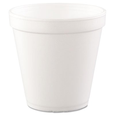 DCC 16MJ20 Foam Containers, Foam, 16oz, White, 25/Bag, 20 Bags/Carton DCC16MJ20