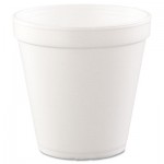 DCC 16MJ20 Foam Containers, Foam, 16oz, White, 25/Bag, 20 Bags/Carton DCC16MJ20