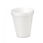 Dart Foam Drink Cups, 4oz, 25/Bag, 40 Bags/Carton DCC4J4