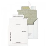 Quality Park Foam-Lined Multimedia Mailer, Contemporary, 5 x 5, White, 25/Box QUAE7266