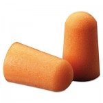 3M 7100099847 Foam Single-Use Earplugs, Cordless, 29NRR, Orange, 200 Pairs MMM1100