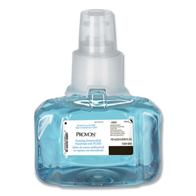 PROVON 1344-03 Foaming Antimicrobial Handwash with PCMX, Floral, 700 mL Refill, For LTX-7, 3/Carton GOJ134403