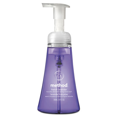 Method MTH00363 Foaming Hand Wash, French Lavender, 10 oz Pump Bottle, 6/Carton MTH00363CT