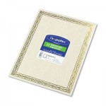Geographics Foil Stamped Award Certificates, 8-1/2 x 11, Gold Serpentine Border, 12/Pack GEO44407