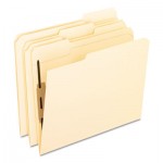Pendaflex Folders with One Bonded Fastener, 1/3 Cut Top Tab, Letter, Manila, 50/Box PFXM13U1