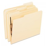 Pendaflex Folders with Two Bonded Fasteners, 1/3 Cut Top Tab, Letter, Manila, 50/Box PFXM13U13