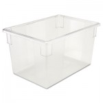 RCP 3301 CLE Food/Tote Boxes, 21 1/2gal, 26w x 18d x 15h, Clear RCP3301CLE