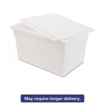 RCP 3501 WHI Food/Tote Boxes, 21.5gal, 26w x 18d x 15h, White RCP3501WHI