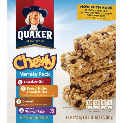 Quaker Oats Foods Chewy Granola Bar Variety Pack 31188