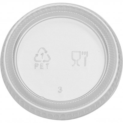 Dixie Foods Plastic Portion Cup Lid PL20CLEAR