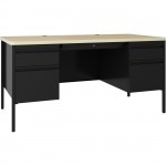 Lorell Fortress Double-pedestal Teacher's Desk 03155