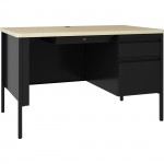 Lorell Fortress Series 48" Right Pedestal Desk 66907