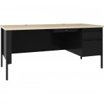 Lorell Fortress Series 66" Right Pedestal Desk 66906