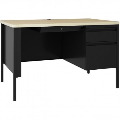 Lorell Fortress Single-pedestal Teacher's Desk 03156