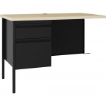 Lorell Fortress Steel Left-pedestal Return Desk 03150