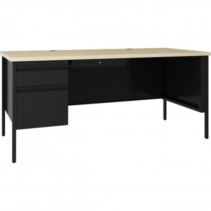 Lorell Fortress Steel Single-pedestal Desk 03129