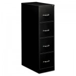 HPLV26BBW4LT.P.P Four-Drawer Economy Vertical File, Letter, 15w x 26 1/2d x 52h, Black EFS41109