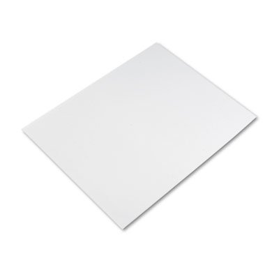 Pacon Four-Ply Poster Board, 28 x 22, White, 25/Carton PAC104159