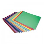 Pacon Four-Ply Railroad Board in Ten Assorted Colors, 28 x 22, 100/Carton PAC5487