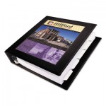 Avery Framed View Heavy-Duty Binder w/Locking 1-Touch EZD Rings, 1 1/2" Cap, Black AVE68058