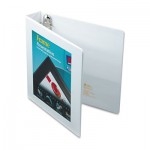 Avery Framed View Heavy-Duty Binder w/Locking 1-Touch EZD Rings, 1 1/2" Cap, White AVE68060