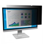 3M Frameless Blackout Privacy Filter for 23.8" Widescreen Monitor, 16:9 Aspect Ratio MMMPF238W9B
