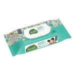 Seventh Generation Free and Clear Baby Wipes, Unscented, White, 64/Pack SEV34208