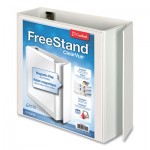 Cardinal 43140 FreeStand Easy Open Locking Slant-D Ring Binder, 3 Rings, 4" Capacity, 11 x 8.5, White CRD43140CB