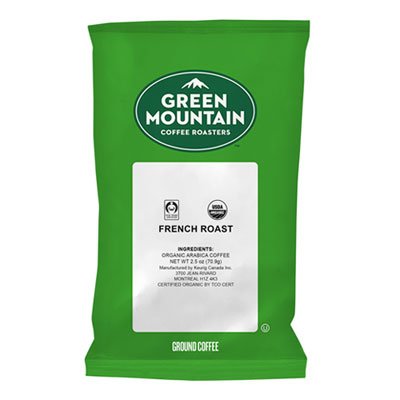 Green Mountain Coffee French Roast Coffee Fraction Packs, 2.2oz, 50/Carton GMT4441