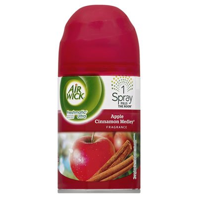 Air Wick 62338-78283 Freshmatic Refill, Apple Cinnamon Medley, Aerosol, 6.17oz RAC78283