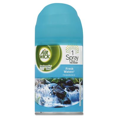 Air Wick REC 79553 Freshmatic Refill, Fresh Waters , 6.17oz Aerosol, 6/carton RAC79553