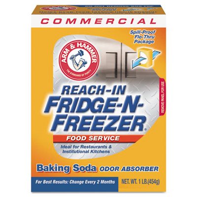 CDC 33200-84011 Fridge-N-Freezer Pack Baking Soda, Unscented, Powder, 16 oz., 12/Carton CDC3320084011CT