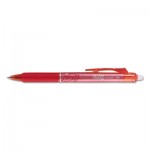 00072838325228 FriXion Clicker Erasable Gel Ink Retractable Pen Red Ink, .5mm, Dozen PIL32522