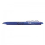 Pilot FriXion Clicker Erasable Retractable Gel Pen, Fine 0.7 mm, Blue Ink, Blue Barrel PIL31451