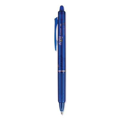 Pilot PIL11387 FriXion Clicker Erasable Retractable Gel Pen, 1 mm, Blue Ink/Barrel, Dozen PIL11387