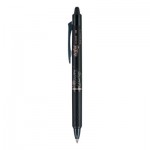 Pilot FriXion Clicker Erasable Retractable Gel Pen, 1 mm, Black Ink/Barrel, Dozen PIL11384