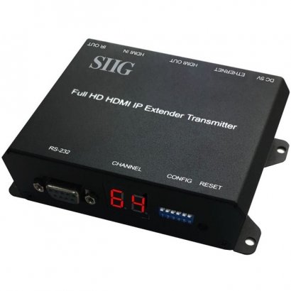 SIIG Full HD HDMI Extender over IP with PoE, RS-232 & IR - Transmitter CE-H26411-S1