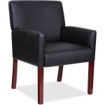 Lorell Full-sided Arms Leather Guest Chair 20027