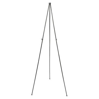 Quartet Full Size Instant Easel, 62-3/8" Maximum Height, Steel, Black QRT29E