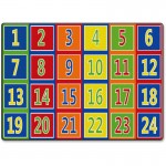Fun 123s Color Square Rows Rug FE37632A