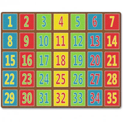 Fun 123s Color Square Rows Rug FE37758A